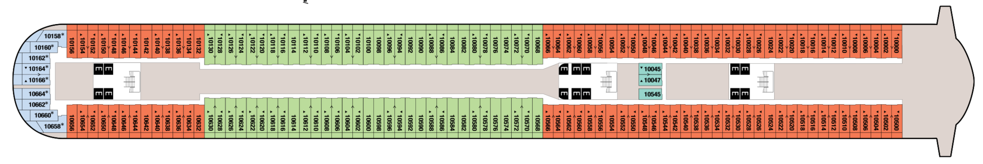 Deck 10 plan